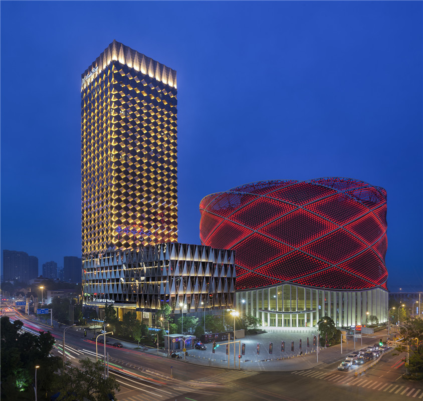 湖北省武汉市六星级酒店楼体亮化设计