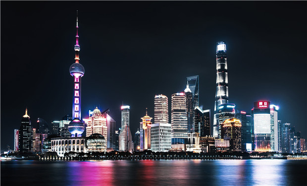 上海城市灯光亮化效果